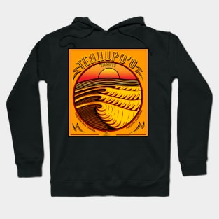 TEAHUPO'O TAHITI SURFING French Polynesia Hoodie